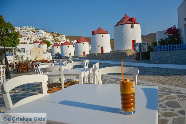 Frappe in Astypalaia Griekenland